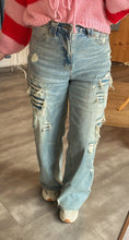 Laden Sie das Bild in den Galerie-Viewer, Cargo-Jeans Gr 36 🩷