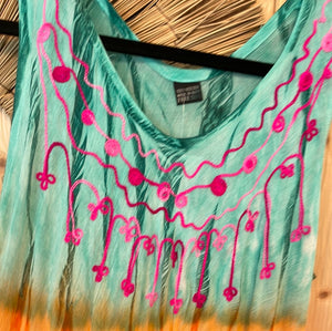 Kleid Batik-bunt 1 onesize Gr 36-46/48