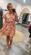 Kleid Pi44ta pink paisley XS & L