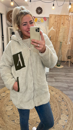 Jacke Te44ddy beige  (XS-XXL)