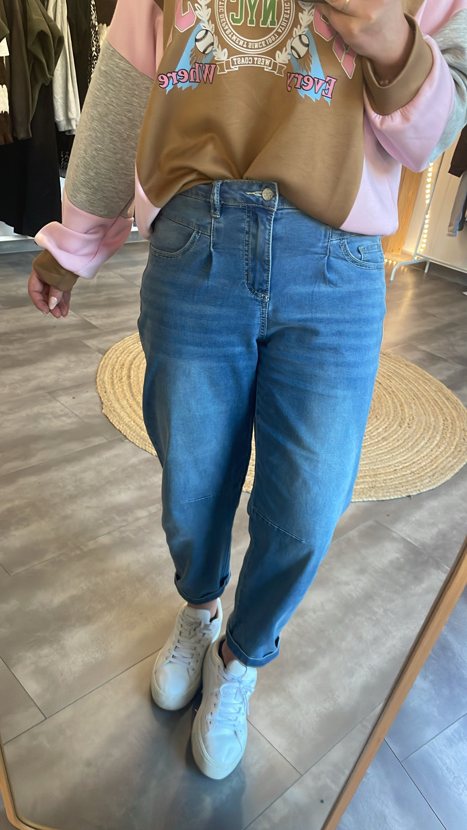 Jeans Barrel cozy Denim charming Blue BUENA VISTA