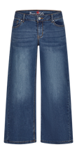 Laden Sie das Bild in den Galerie-Viewer, Jeans Italy Palazzo light denim  mit stone BUENA VISTA