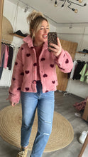 Laden Sie das Bild in den Galerie-Viewer, Teddy-Jacke El44lie Gr XS/S