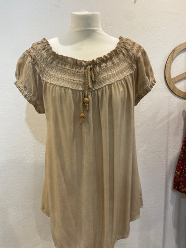 Bluse beige passt ca von 36-44