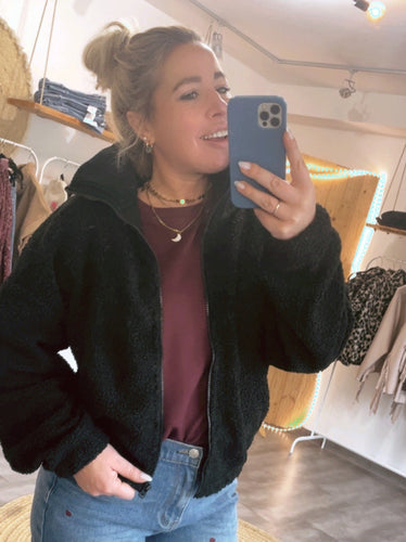 Kuschel-Jacke Ma44nitabo black  (XS-XXL)