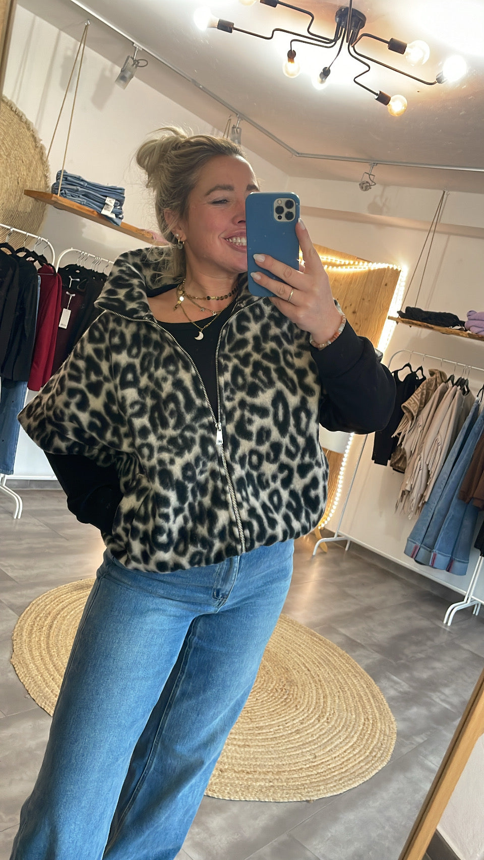 Leo- Weste mit beige onesize