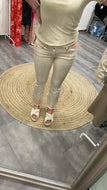 Malibu-Zip Bootcut 7/8 stretch twill batik pastel BUENA VISTA Gr XS & S