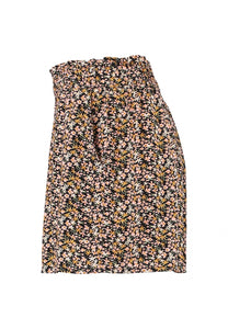 Sommerhose Ma44ike black flower (XS-XXL)