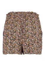 Laden Sie das Bild in den Galerie-Viewer, Sommerhose Ma44ike black flower (XS-XXL)