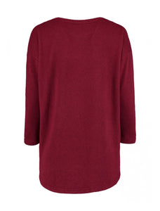 Oberteil Mi44a ruby red marl (XS- XXL)