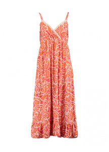 Midi-Kleid Ol44ly orange div (XS-XXL)