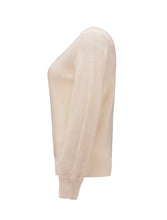 Laden Sie das Bild in den Galerie-Viewer, Off-Shoulder Strickpullover cream