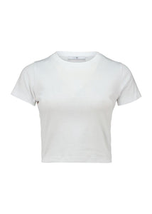Cropped Basic-Shirt Ma44rita (XS-XXL) schwarz u weiß