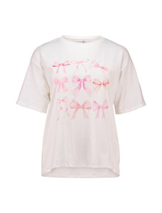 Shirt Su44ndy Pink bow (XS-XXL)
