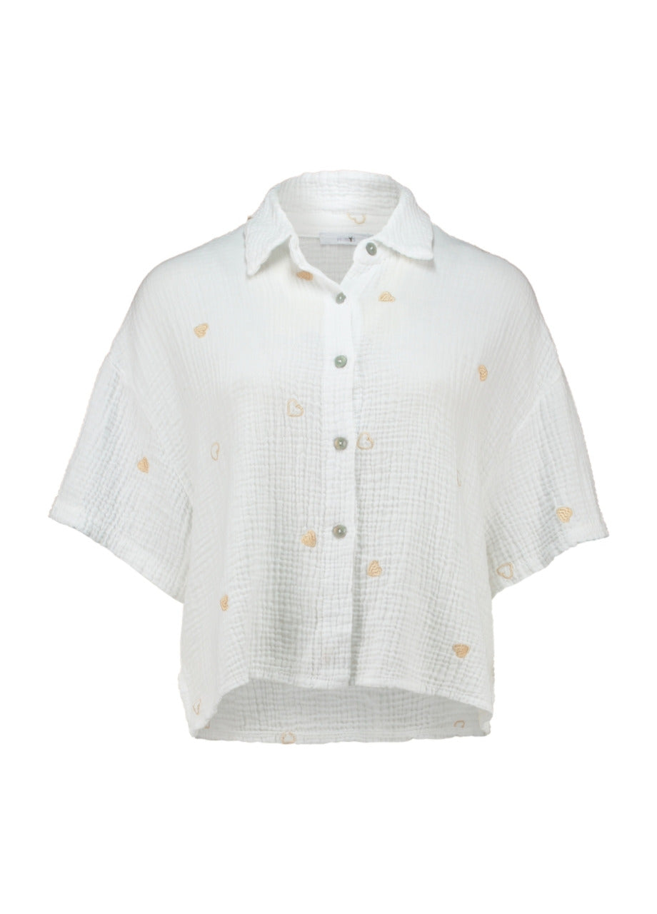 Musselinbluse 1/2 Arm Po44lly (XS-XXL)