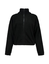 Laden Sie das Bild in den Galerie-Viewer, Kuschel-Jacke Ma44nitabo black  (XS-XXL)