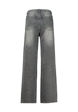 Laden Sie das Bild in den Galerie-Viewer, Wide-Leg St44ina grey glitter Gr S