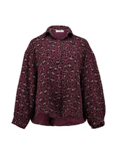 Laden Sie das Bild in den Galerie-Viewer, Musselinbluse Le44ony burgundy (XS-XXL)