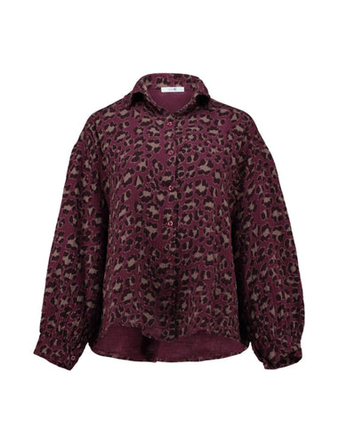 Musselinbluse Le44ony burgundy (XS-XXL)