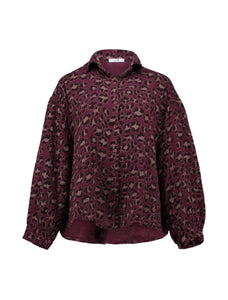 Musselinbluse Le44ony burgundy (XS-XXL)
