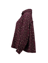 Laden Sie das Bild in den Galerie-Viewer, Musselinbluse Le44ony burgundy (XS-XXL)