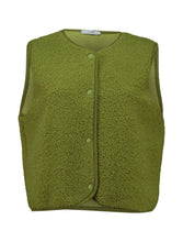 Laden Sie das Bild in den Galerie-Viewer, Teddy-Weste lightgreen (XS-XXL)