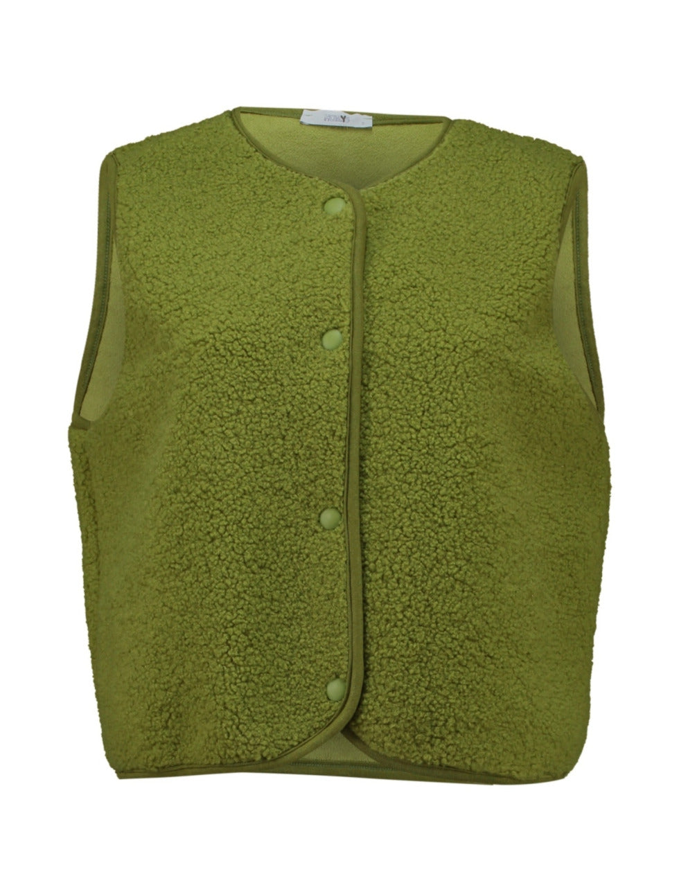 Teddy-Weste lightgreen (XS-XXL)