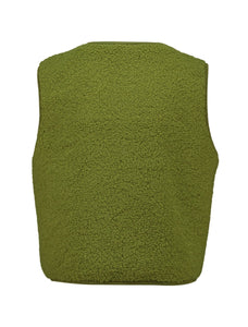 Teddy-Weste lightgreen (XS-XXL)
