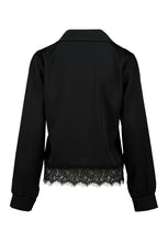 Laden Sie das Bild in den Galerie-Viewer, Satinbluse mit Spitze Br44ona Gr L &amp; XL