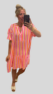 Kleid Pe44tra neon Gr L  (fällt 1-2 Größer aus )