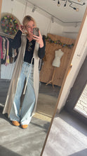 Laden Sie das Bild in den Galerie-Viewer, Lange Weste | Braun &amp; Beige 🤎