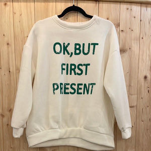 Pullover OK Present Offwhite