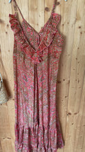 Laden Sie das Bild in den Galerie-Viewer, Boho-Maxikleid Rosé/Khaki