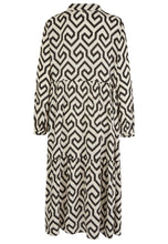 Laden Sie das Bild in den Galerie-Viewer, Midi-Kleid JESSI 02 black mosaic