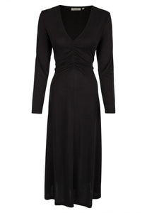 Midi-Kleid schwarz BROADWAY Fashion
