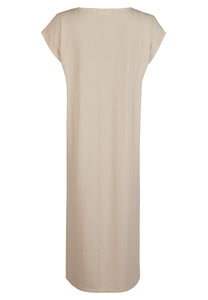 Midi-Shirt-Kleid silver lining melange 2314 BROADWAY Fashion