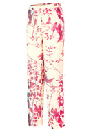 Wide-Leg-Pants  pink flower Gr XL