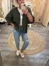 Laden Sie das Bild in den Galerie-Viewer, Cardigan zum binden 3/4 (sonnengelb, Khaki, beige)