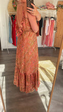 Laden Sie das Bild in den Galerie-Viewer, Boho-Maxikleid Rosé/Khaki