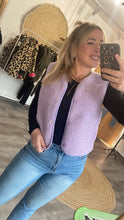 Laden Sie das Bild in den Galerie-Viewer, Teddy-Weste lavender (XS-XXL)