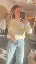 Laden Sie das Bild in den Galerie-Viewer, Pullover Ne44va yellow stripe XS-L