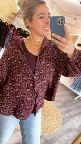 Musselinbluse Le44ony burgundy (XS-XXL)