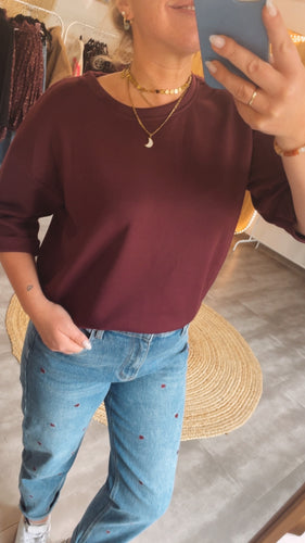 Shirt Mi44rja burgundy (XS-XXL)