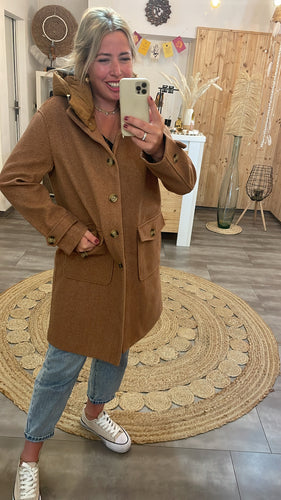 Coat 2613 INDIAN TAN  BROADWAY Fashion