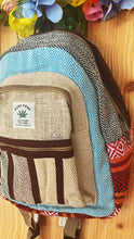 Laden Sie das Bild in den Galerie-Viewer, Boho Hanf-Rucksack Nr 3