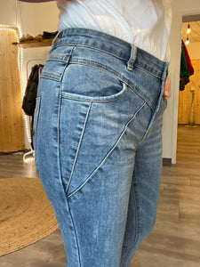 Jeans Florida C 7/8 stretch denim roughed denim BUENA VISTA Gr S
