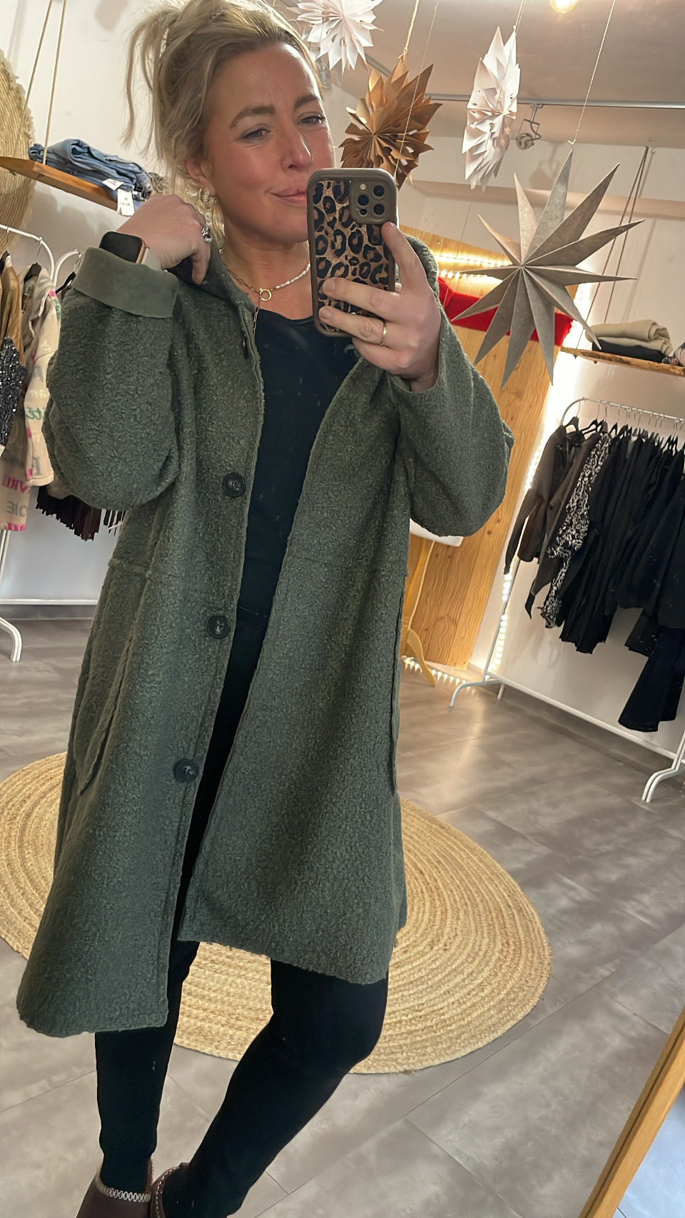 Mantel Khaki onesize (36-46)