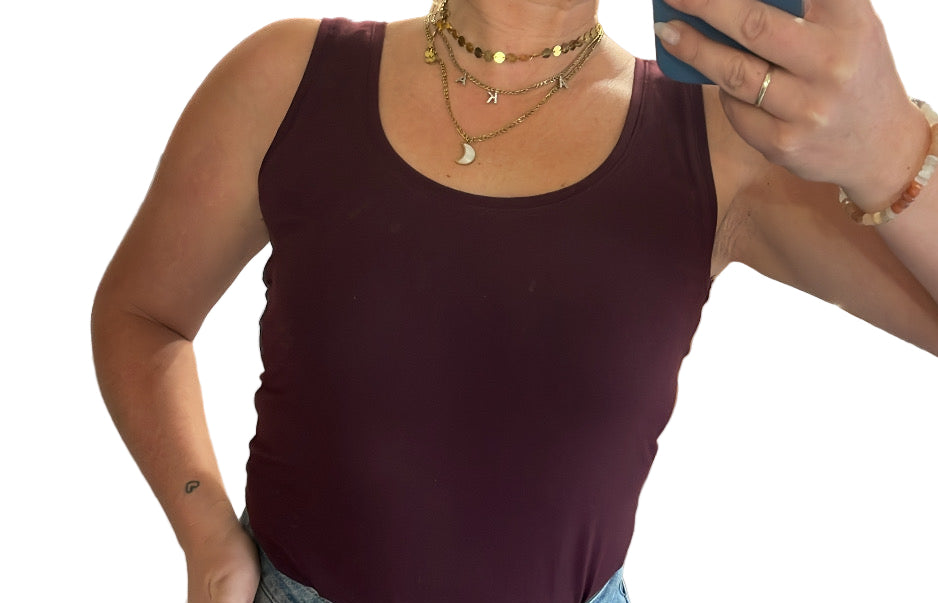 Top Sa44nsa burgundy (XS-XXL)