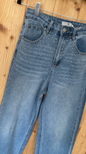Laden Sie das Bild in den Galerie-Viewer, Wide-Leg St44ina grey glitter Gr S