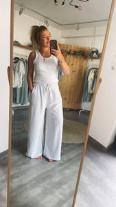 Pants El44len white stripe (XS-XXL)
